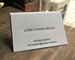 Double Sided Letterpress Business Cards supplier